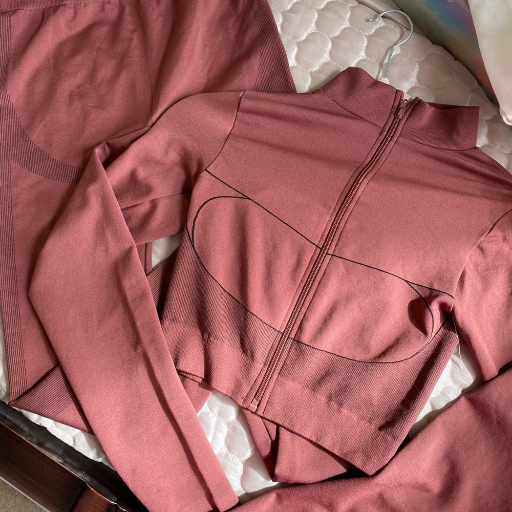 Brick Red Athleisure Set